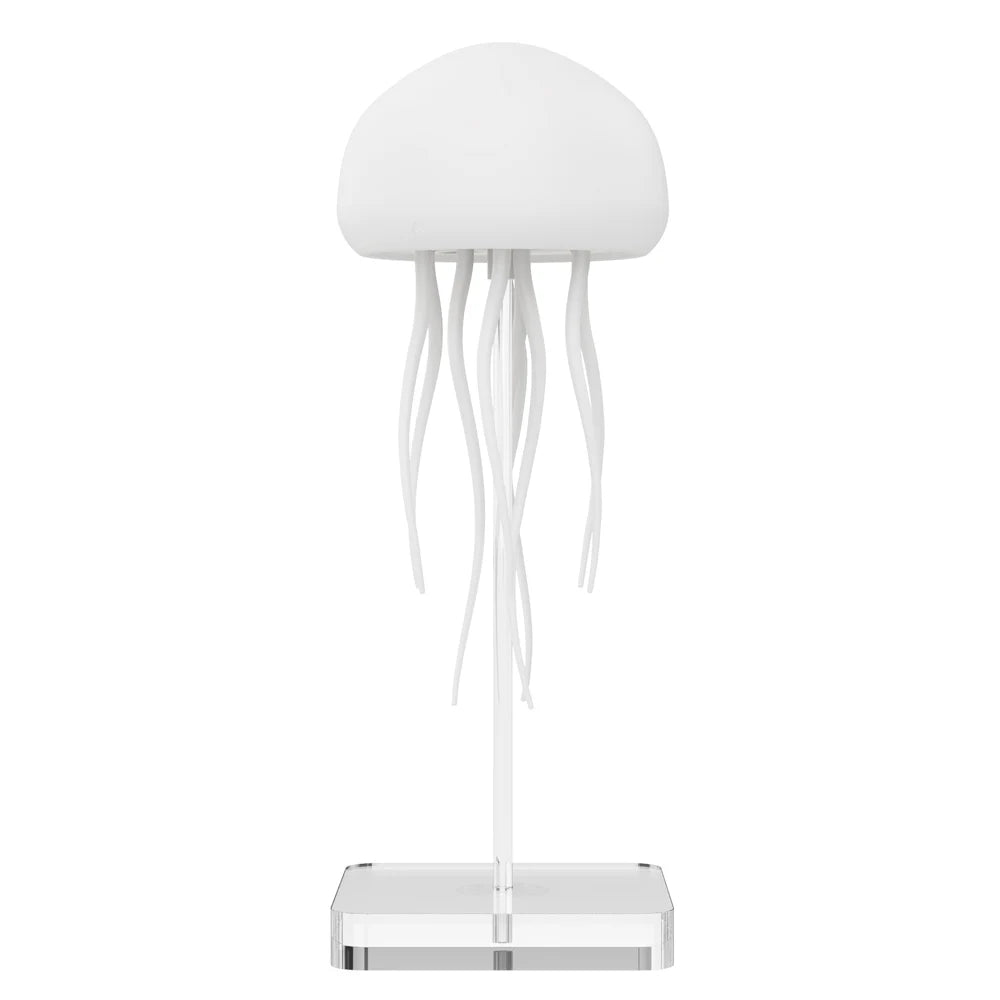 Jellyfish Cartoon LED Night Light – Voice Control RGB Rotating Lamp